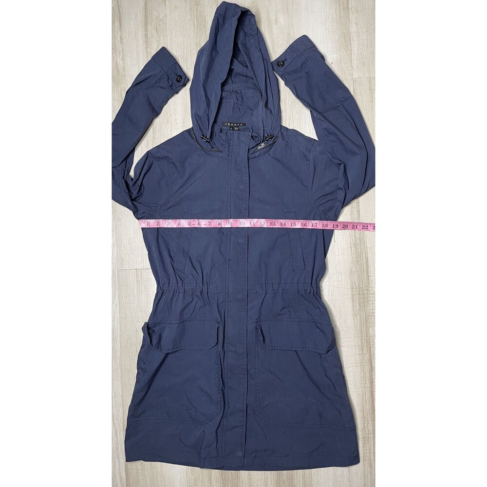 Theory Hooded Trenchcoat/ Jacket. Size: S - Picture 4 of 8